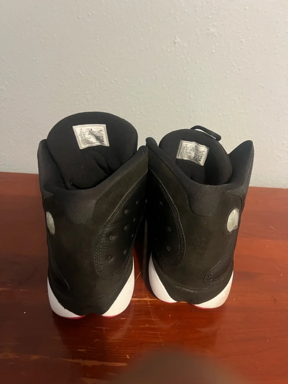 Jordan Men's Black and Red Retro Basketball Shoes Air Jordan 13 Playoffs 2023